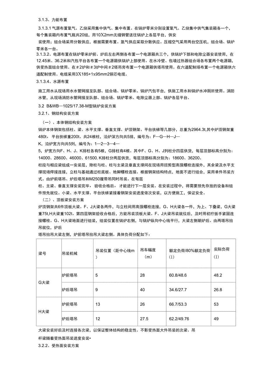 实用方案工艺专项---锅炉安装工程施工组织设计方案_第5页