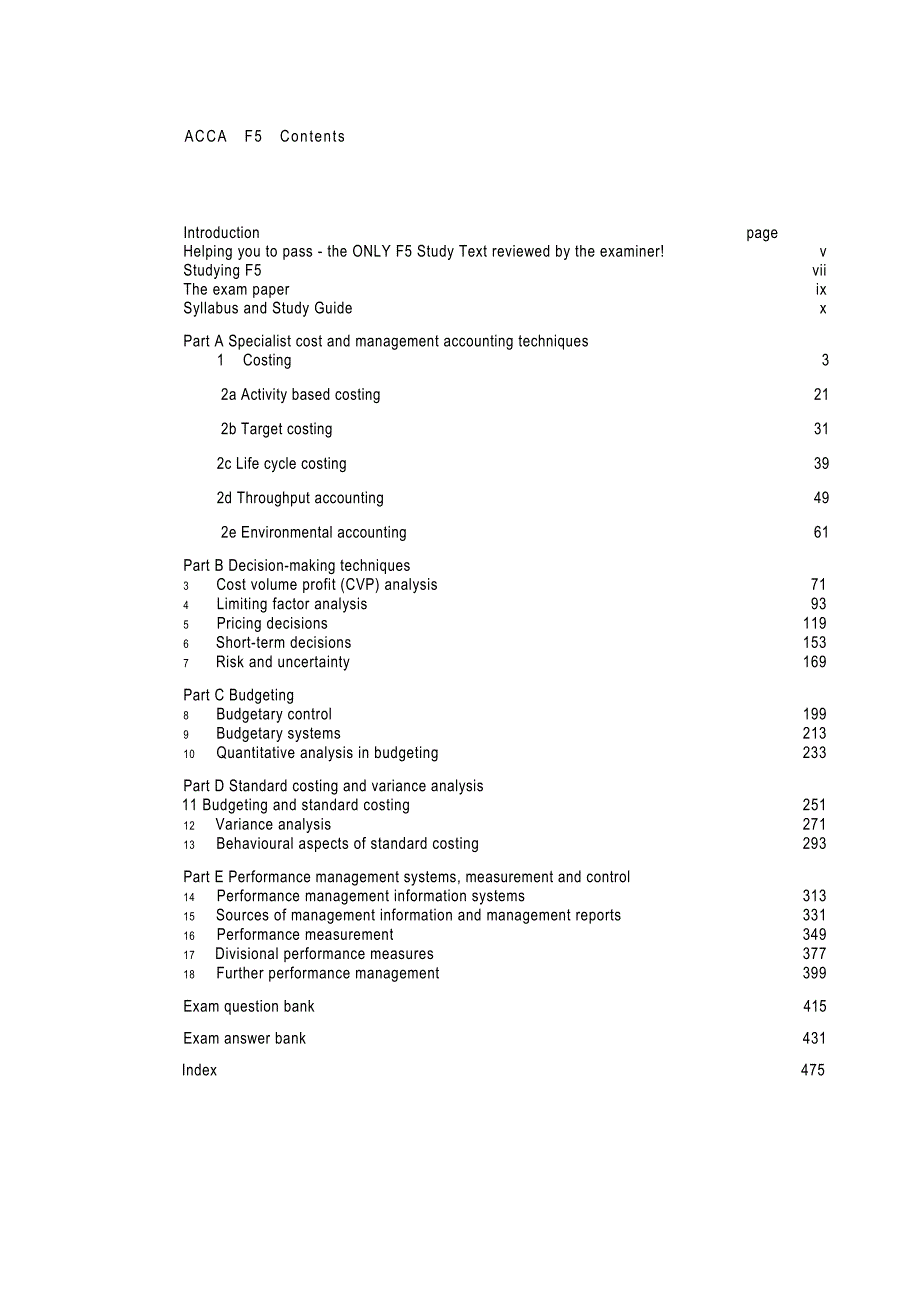 ACCA-F5-Quick Quiz2014-B_第1页