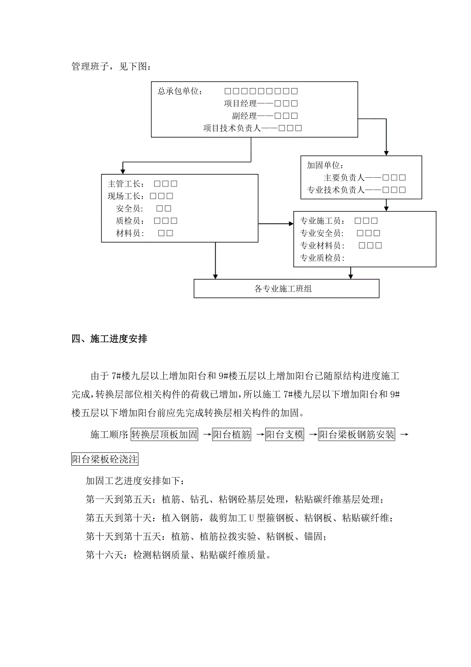 经济适用房工程增加阳台施工方案_第4页