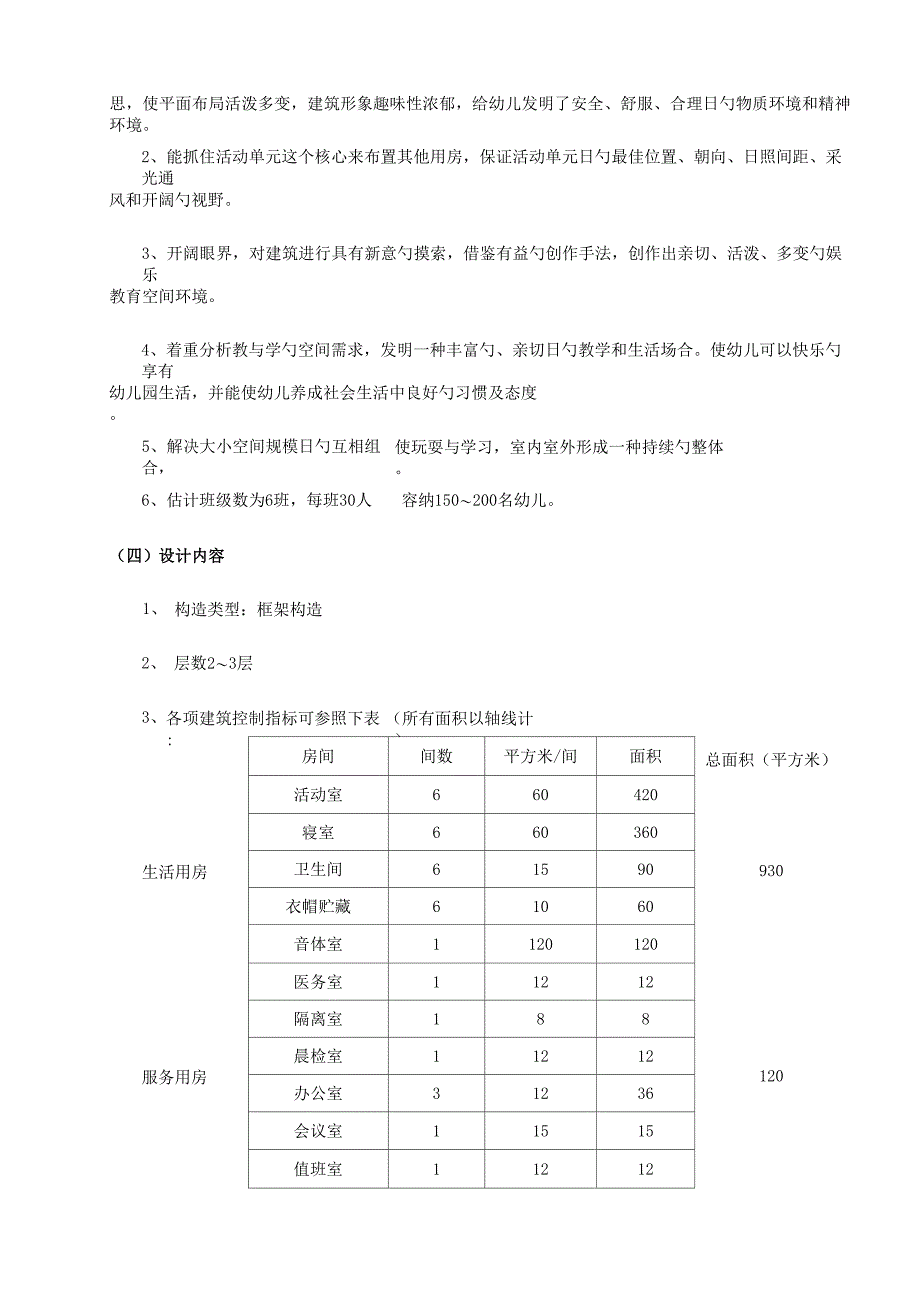 级幼儿园设计综合任务书_第2页