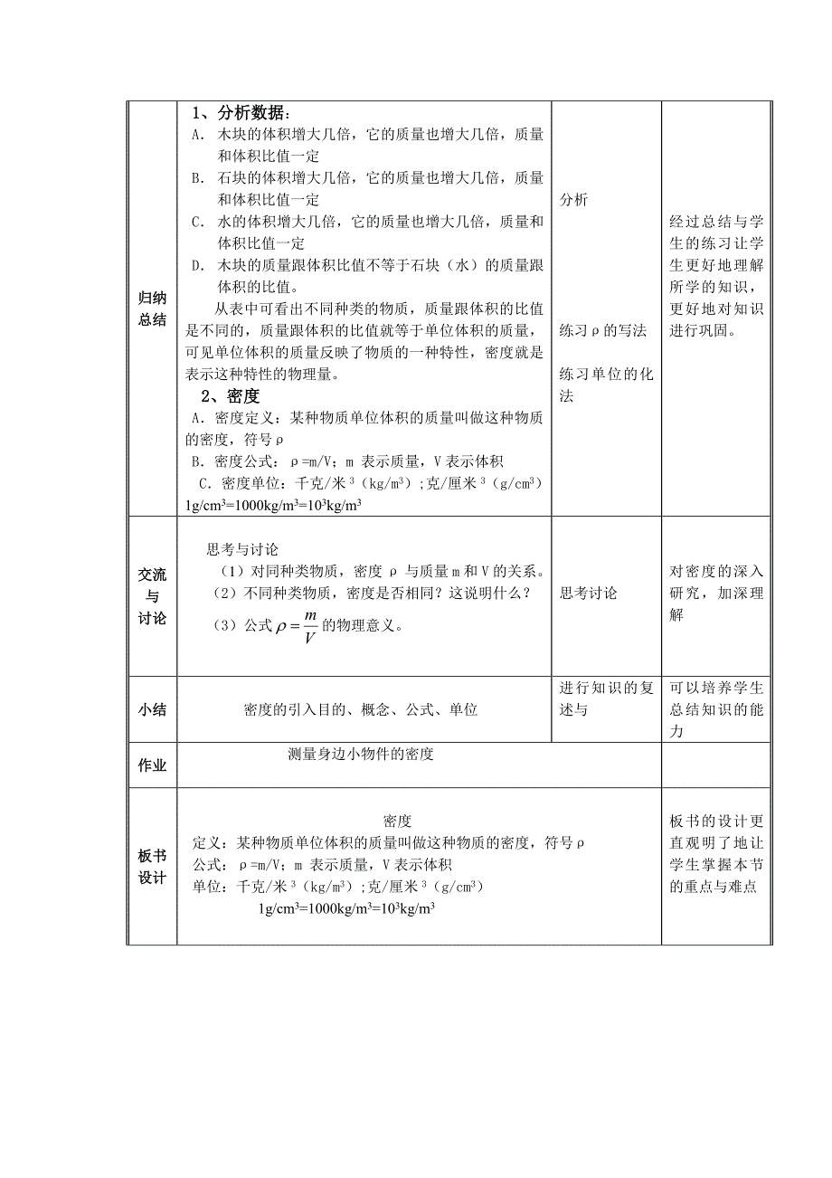 《密度》教案_第3页