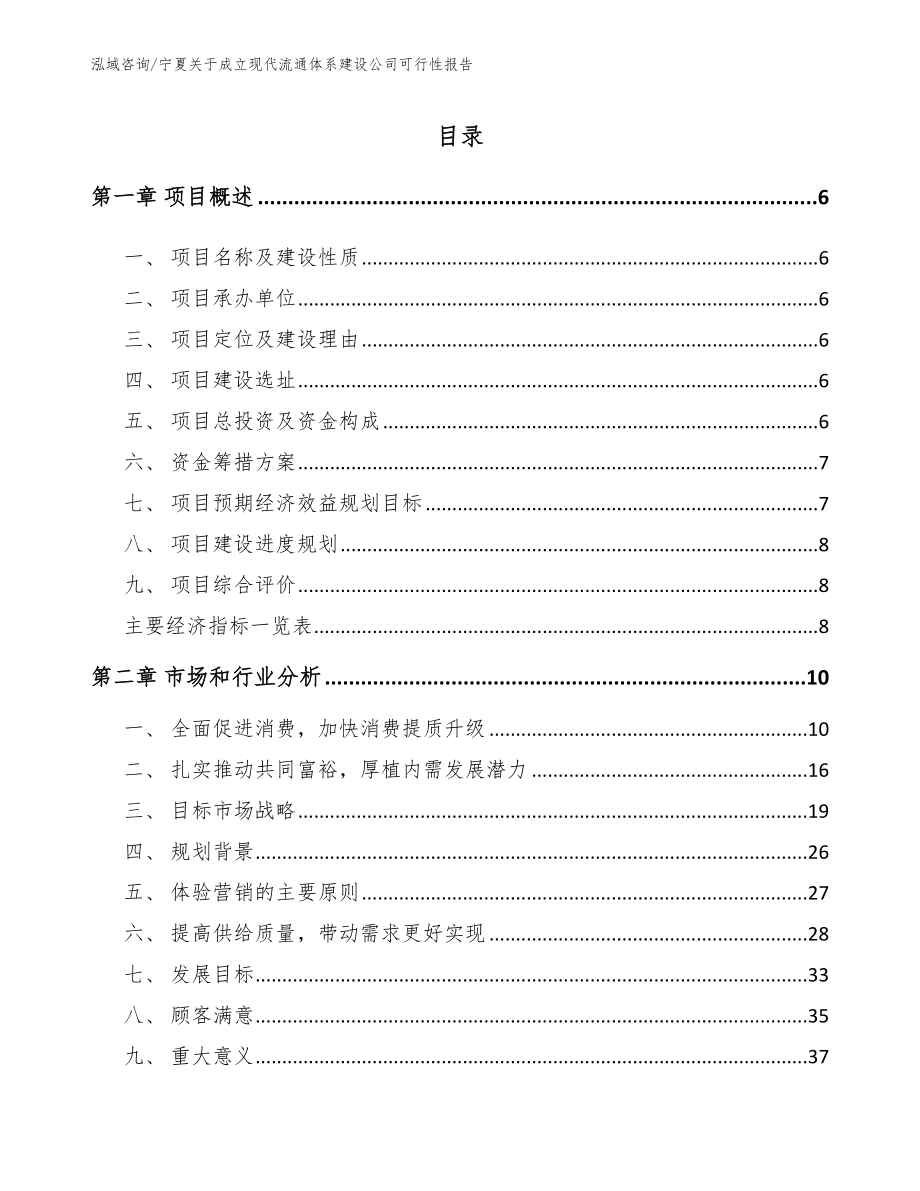 宁夏关于成立现代流通体系建设公司可行性报告_第2页