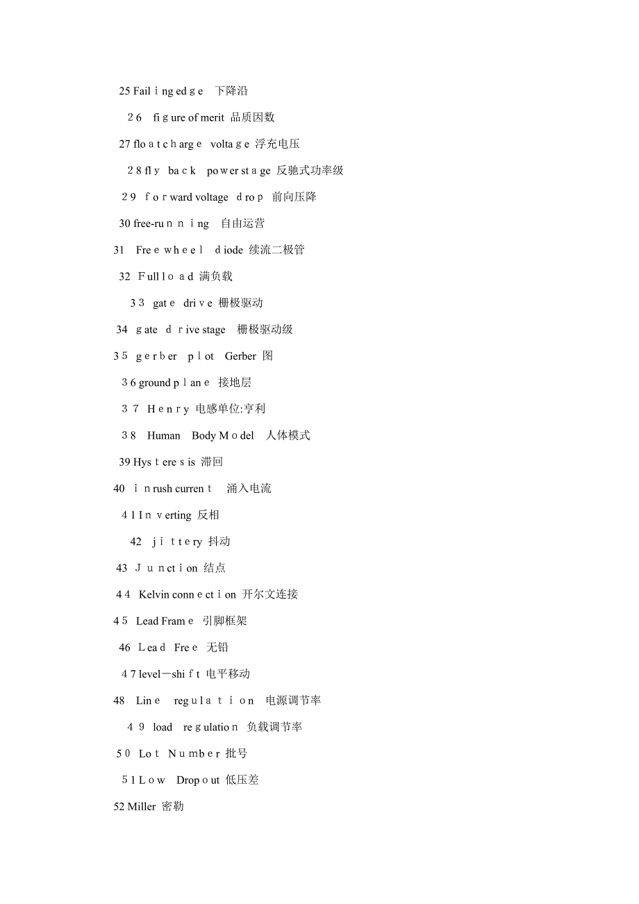 LED词汇中英文_第2页