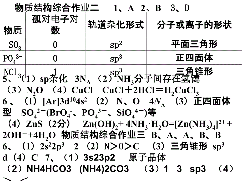 上课用x物质结构与性质复习_第4页