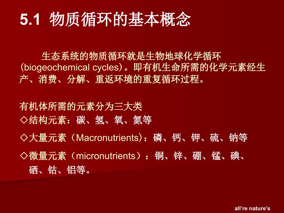 城市生态与环境保护概论PPT课件第5讲生态系统的功能2物质循环_第2页