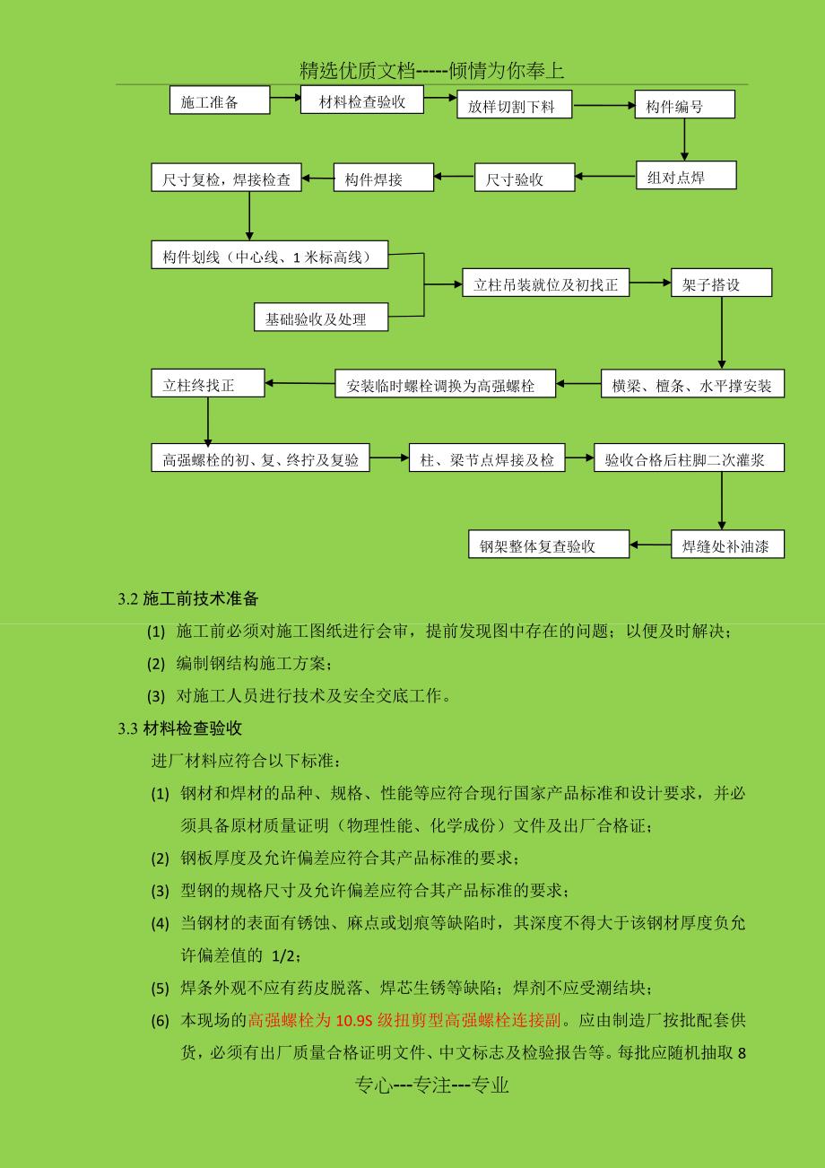 钢结构施工方案(共30页)_第3页