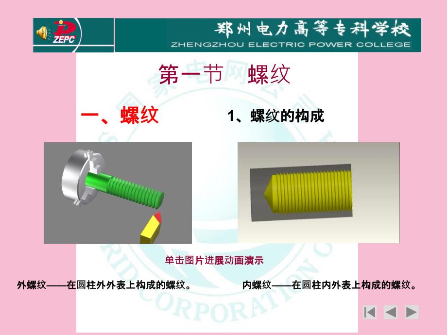 螺纹画法ppt课件_第2页