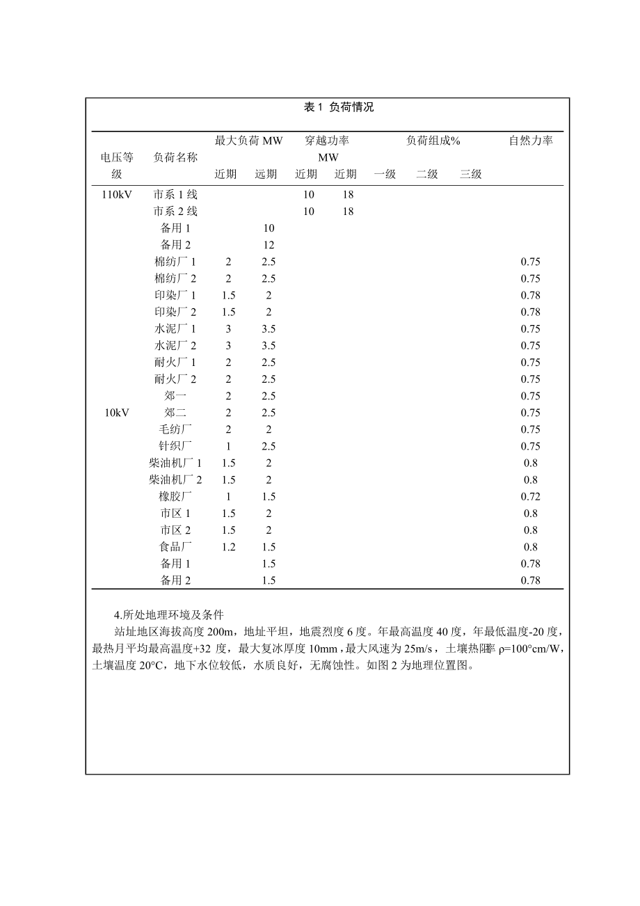 郊区110kV变电站电气设计毕业设计_第4页