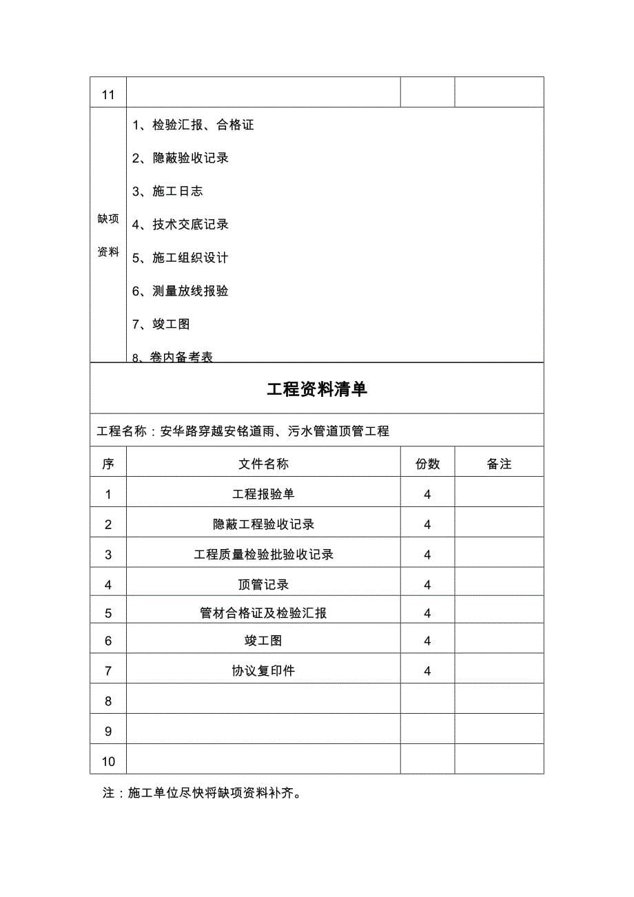 工程资料移交清单_第5页