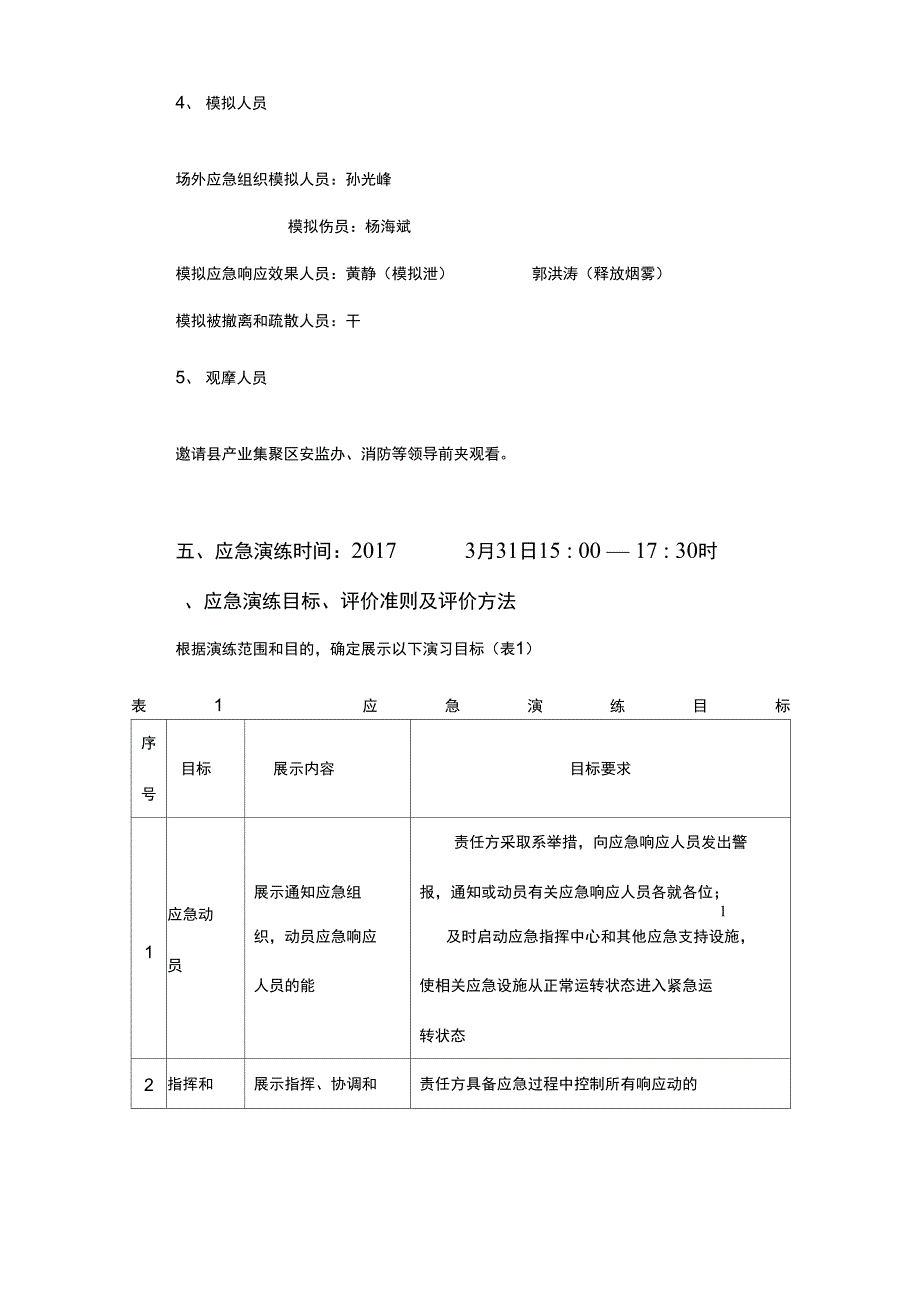 消防应急救援预案演练方案说明_第3页