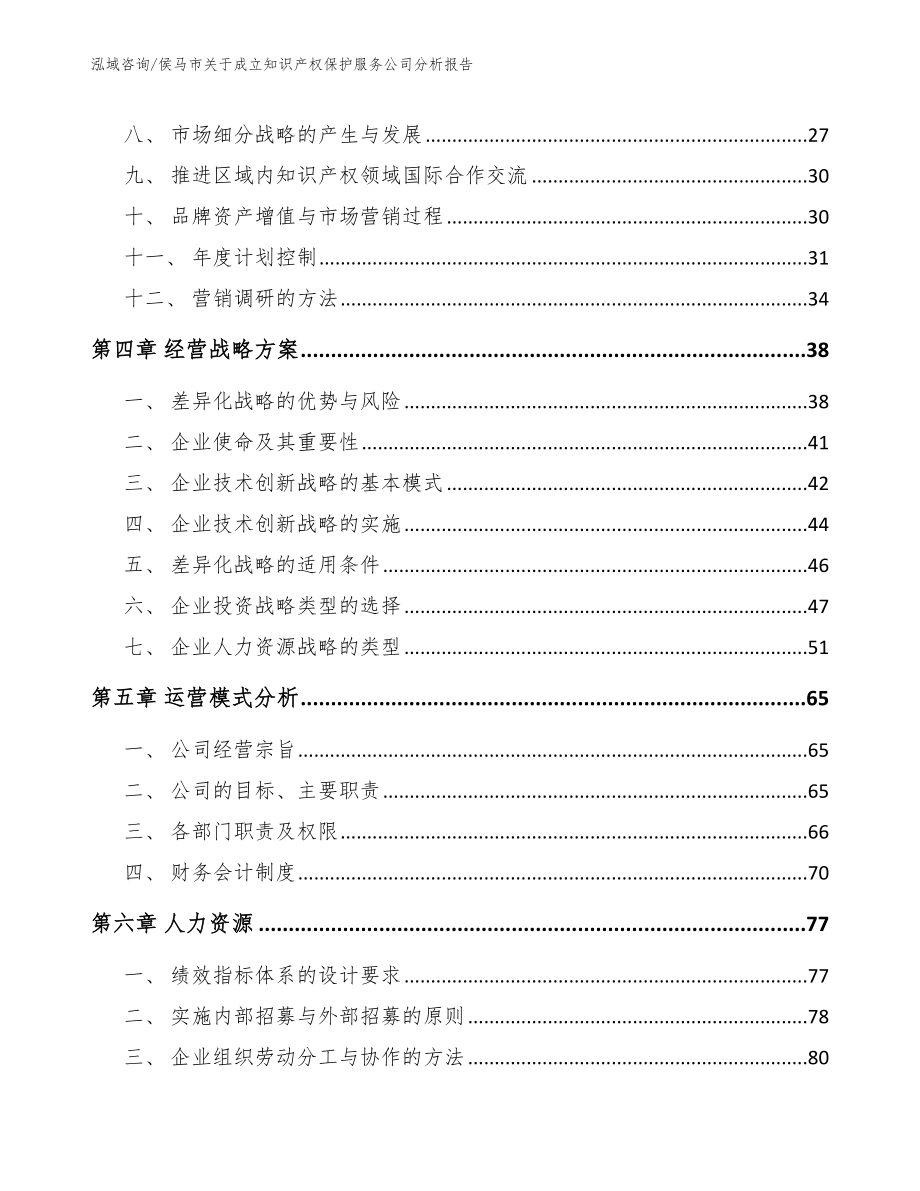 侯马市关于成立知识产权保护服务公司分析报告_模板范文_第3页