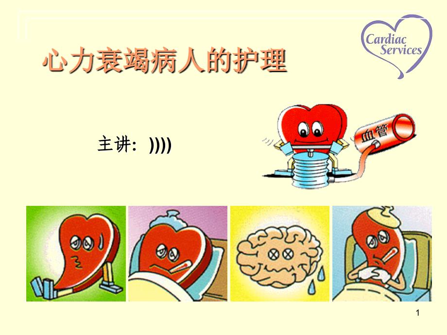 心力衰竭病人的护理查房(ppt)_第1页