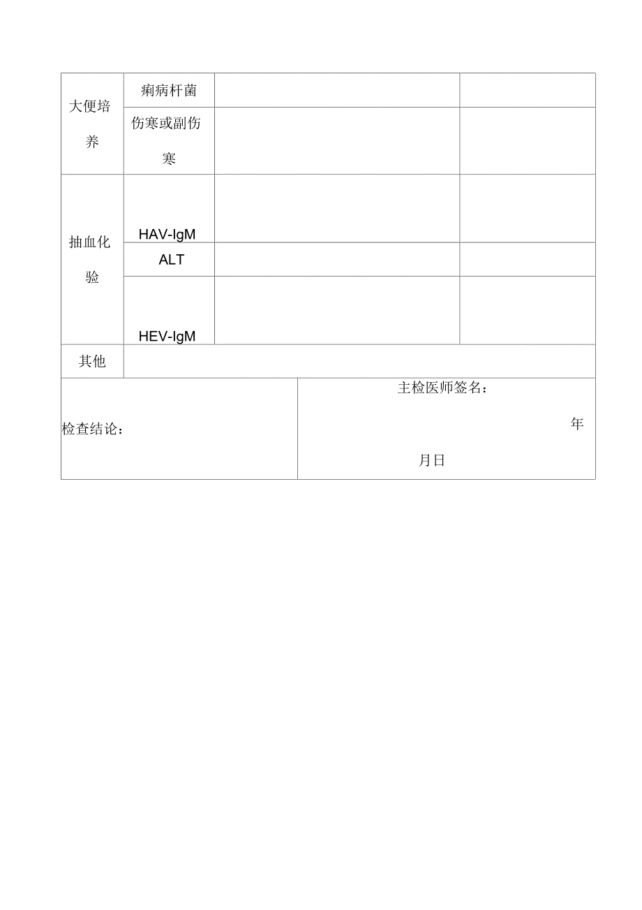 健康证体检表_第2页