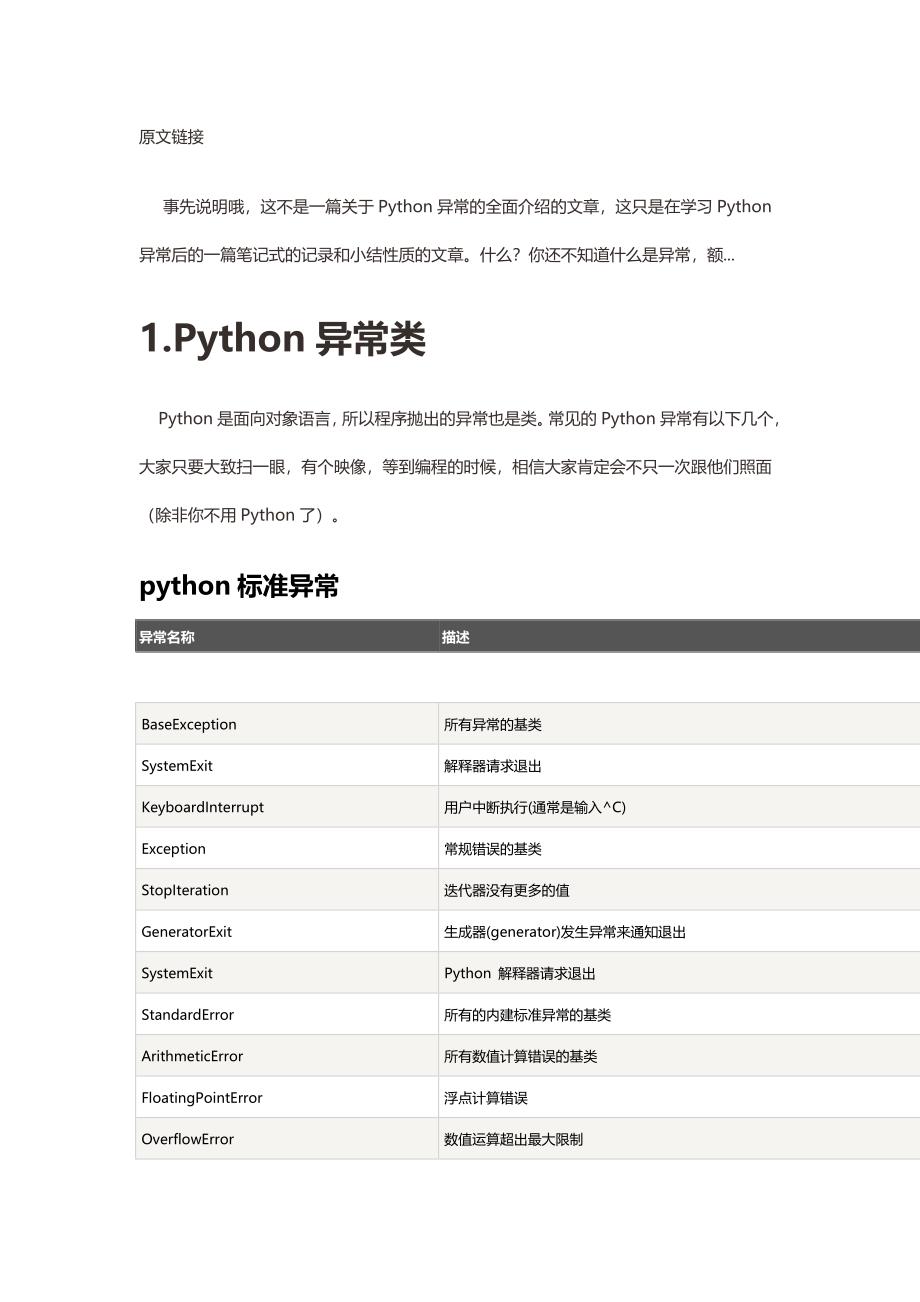 Python错误和异常小结_第1页