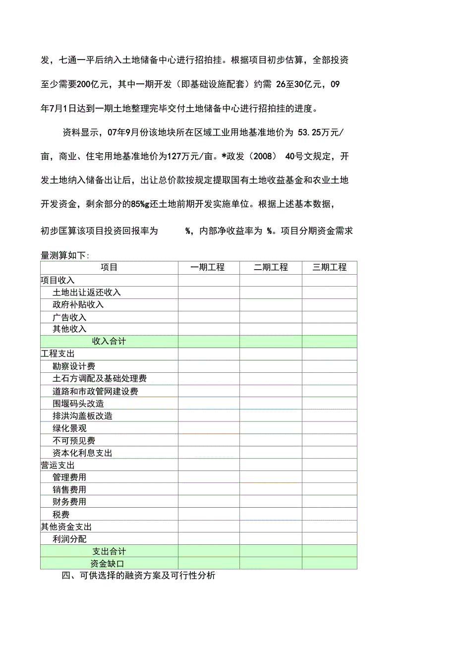 A公司项目建设资金融资方案页_第2页