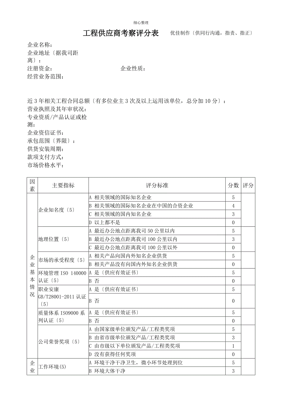 供应商考察及履约评估_第1页