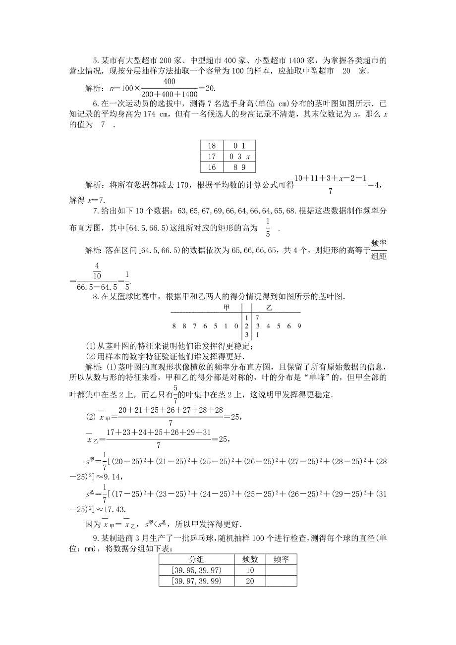 2014数学（理）一轮训练“计划书”：第69讲《随机抽样、用样本估计总体、正态分布》.doc_第2页