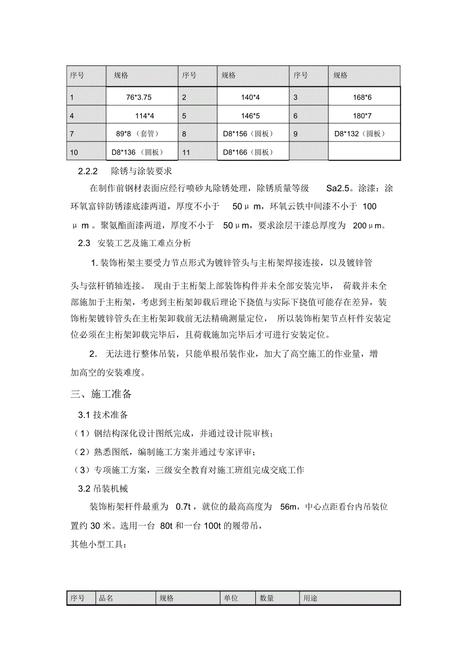 装饰桁架施工方案_第3页