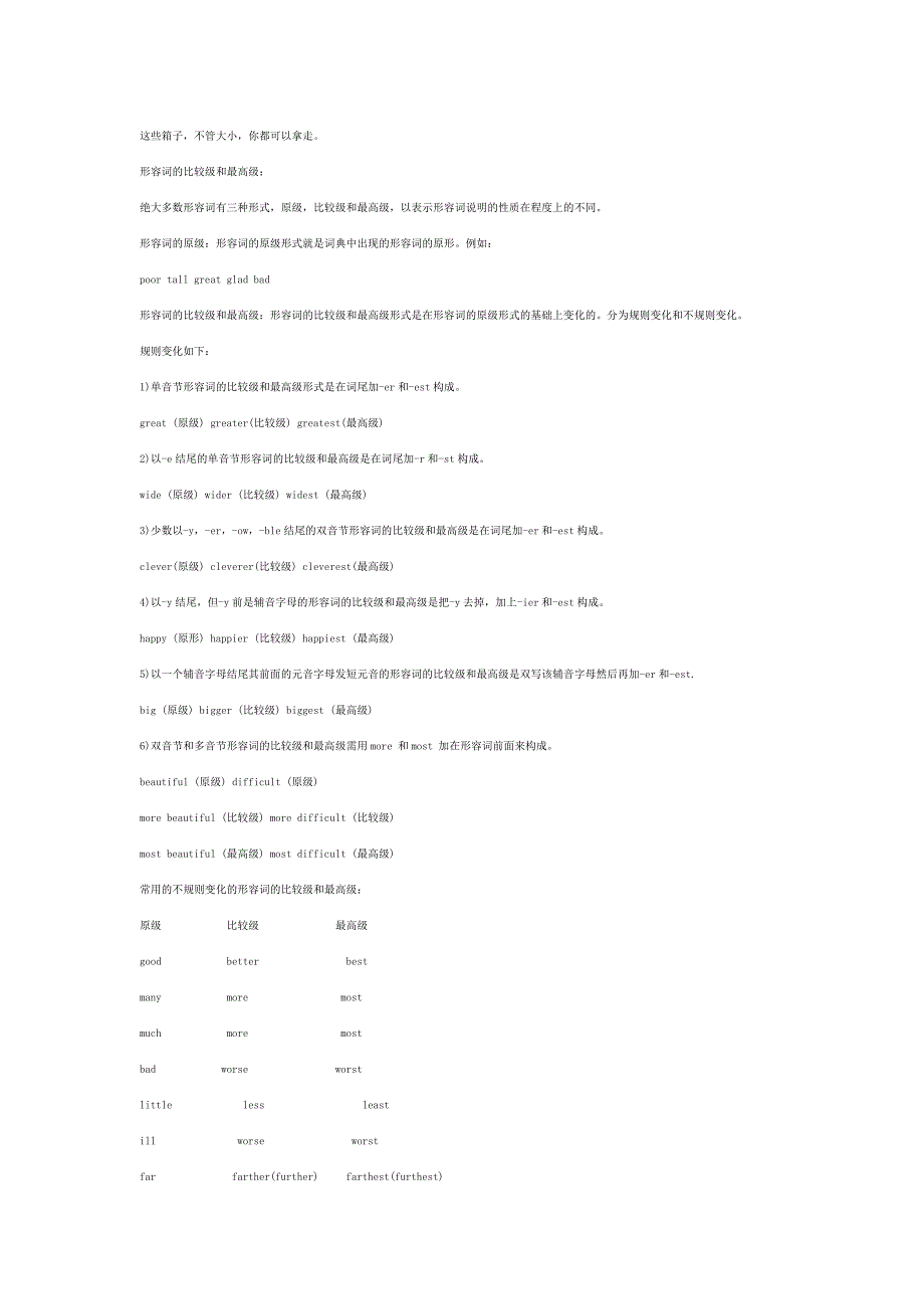 2012年自考英语语法基础考点：形容词.doc_第2页