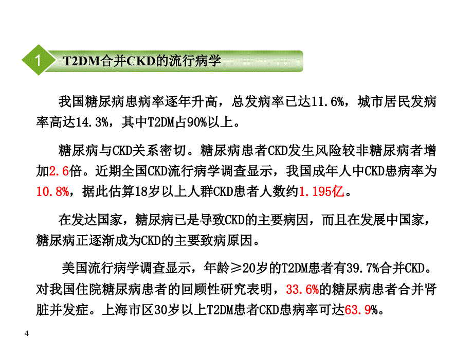 2型糖尿病合并慢性肾脏病患者口服降糖药用药原则(苏海华)课件_第4页