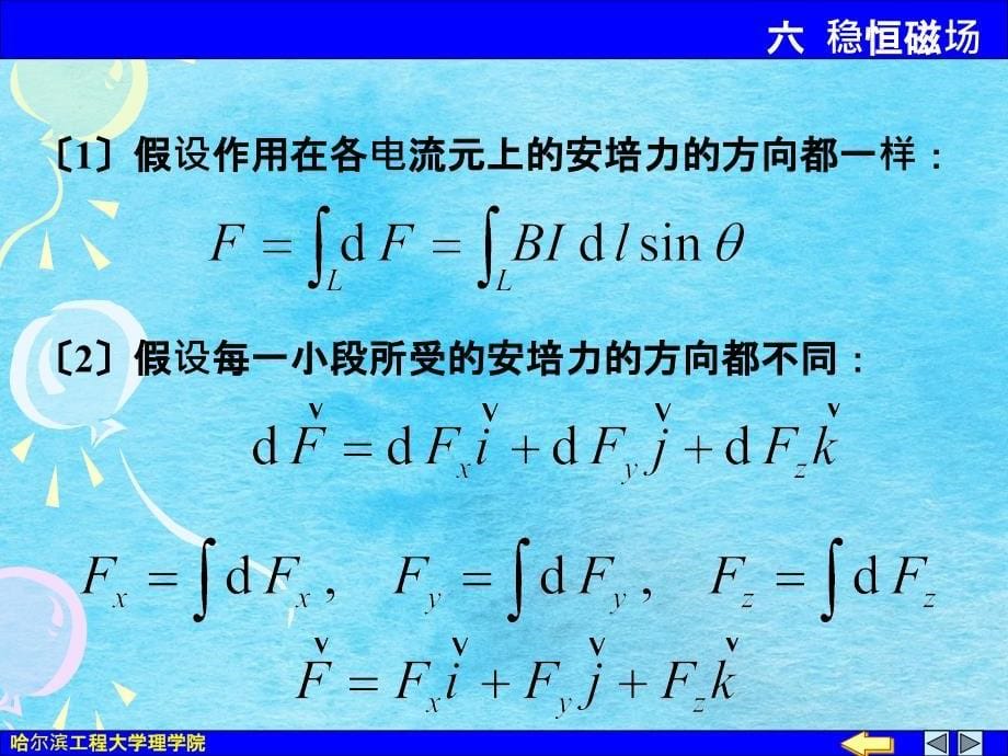 大学物理下教学稳恒磁场ppt课件_第5页