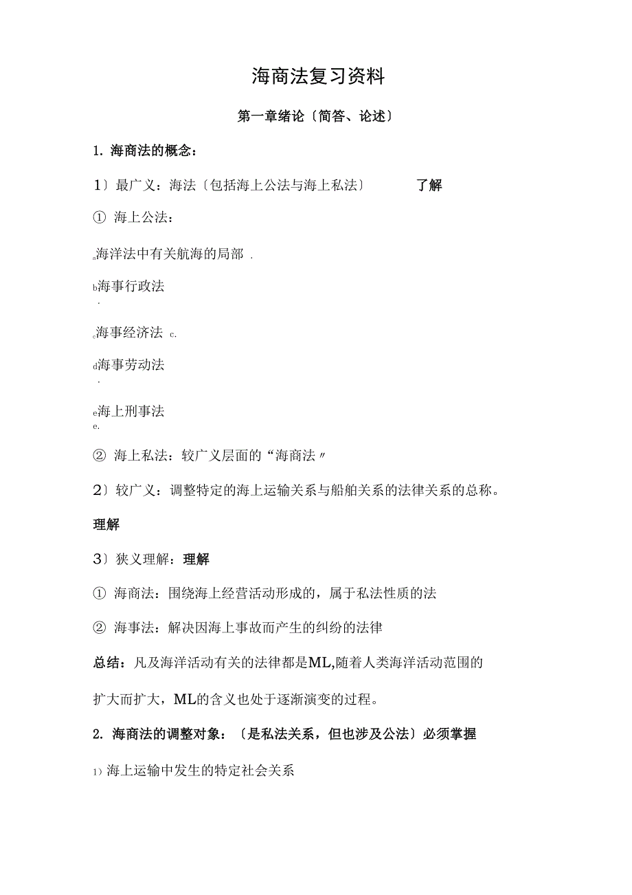 海商法复习资料_第1页