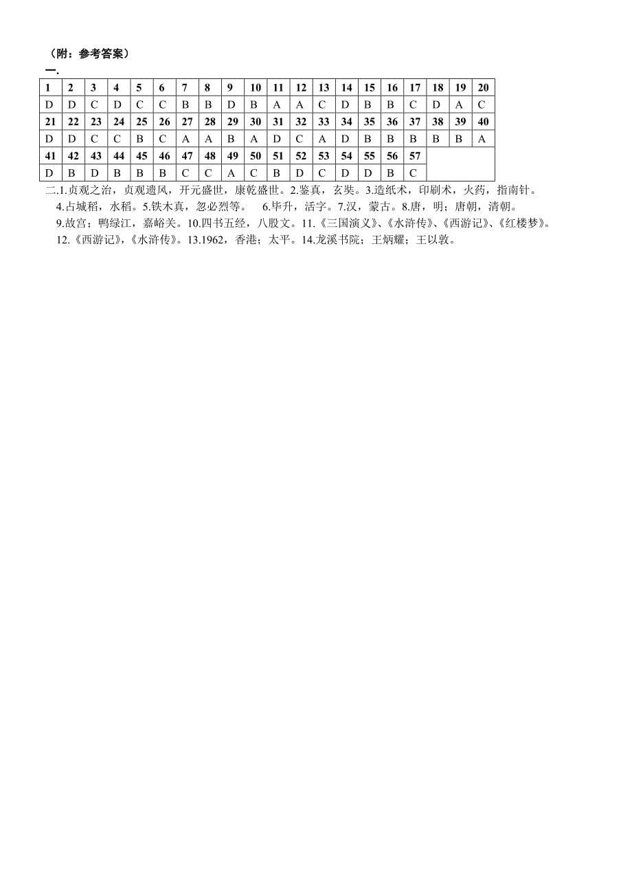 初一下学期历史总复习资料_第5页