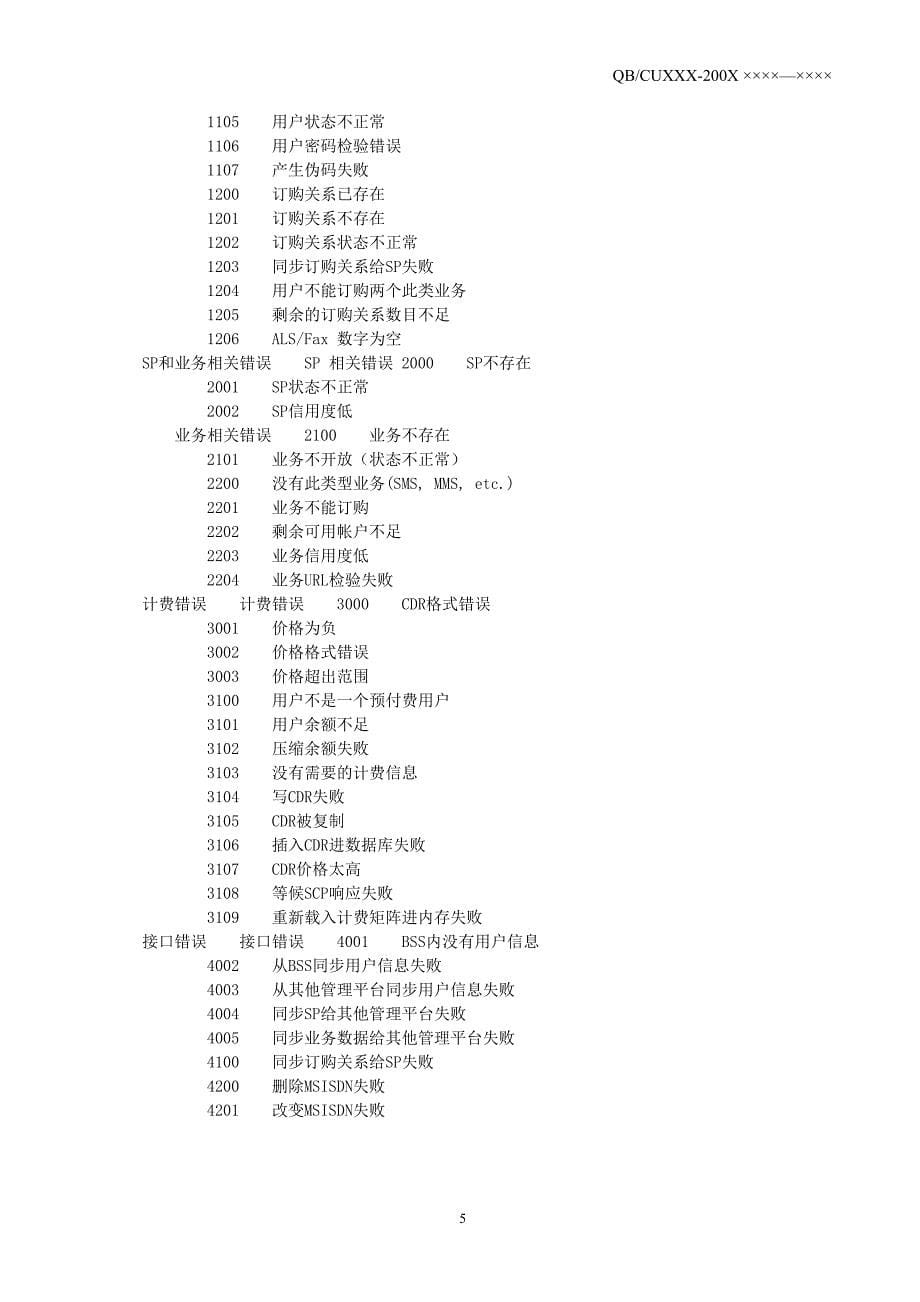 网关短信状态返回错误定义表_第5页