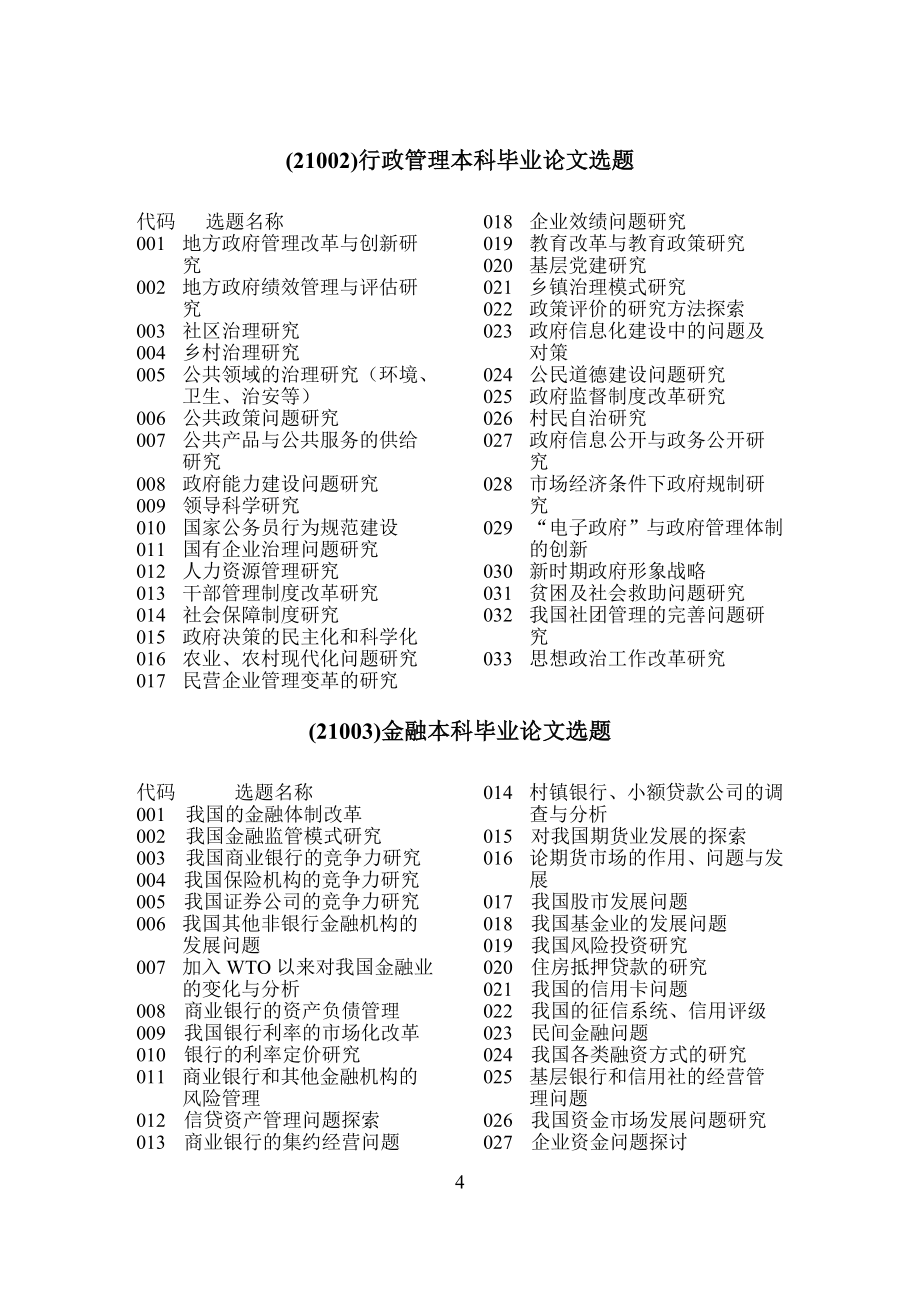 21001汉语言文学本科毕业论文选题_第4页