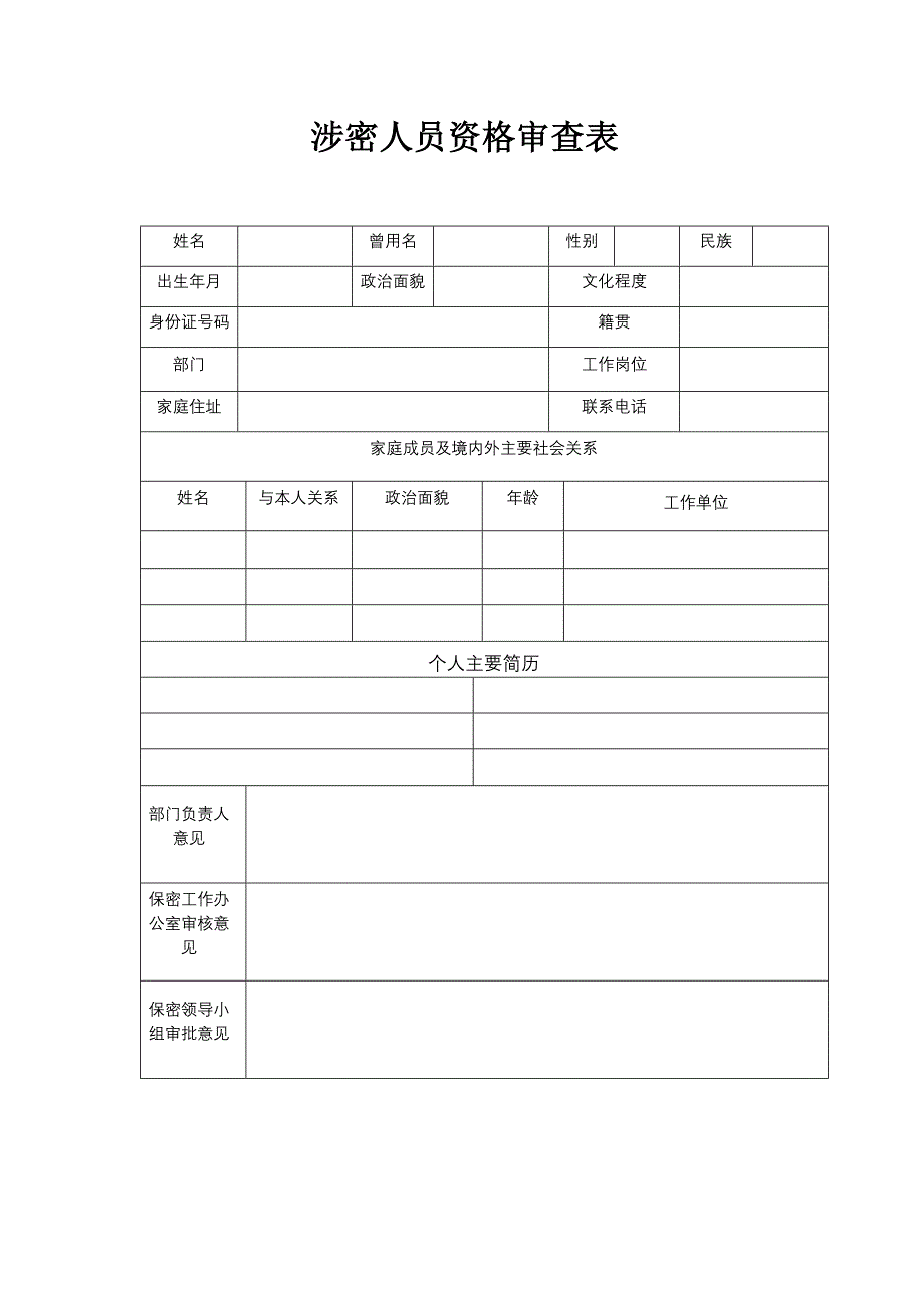 保密工作责任书附全套表格.docx_第3页