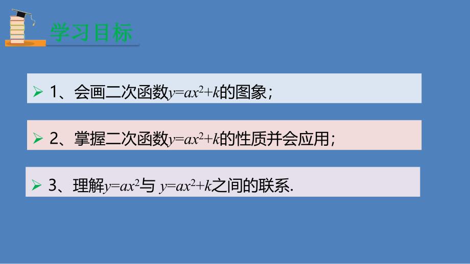 2018年秋九年级数学上册 第二十二章 二次函数 22.1 二次函数的图象和性质 22.1.3 二次函数y=ax2+k的图象和性质（第1课时）课件 （新版）新人教版_第2页