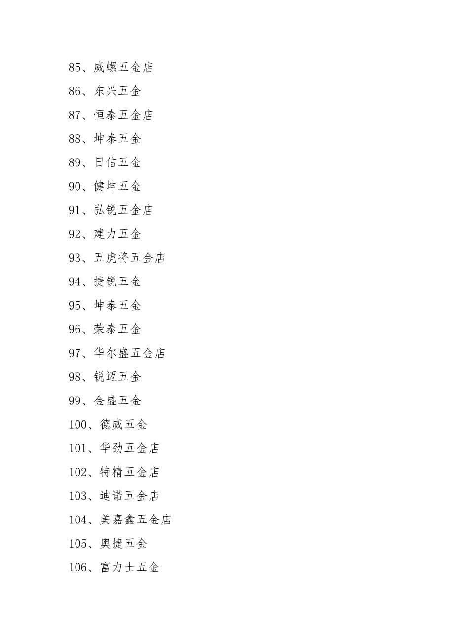 五金店名 精选675例_第5页