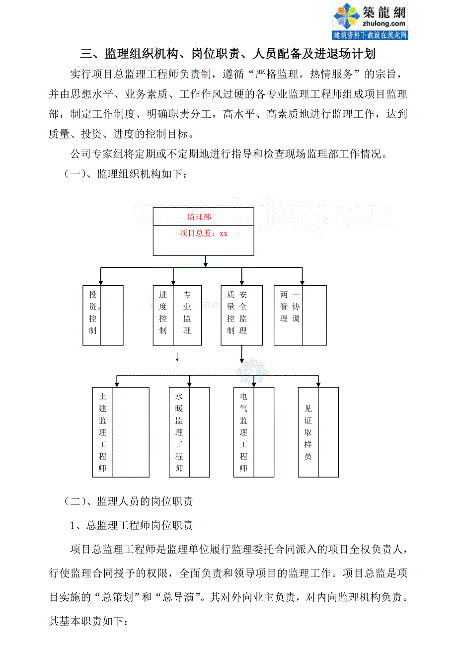 e高层住宅小区工程监理规划(框架剪力墙结构)_第3页