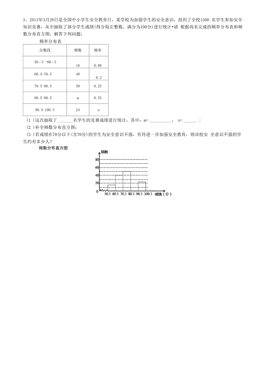 数据统计分析精选题_第2页