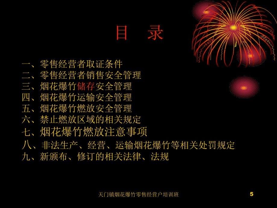 天门镇烟花爆竹零售经营户培训班课件_第5页