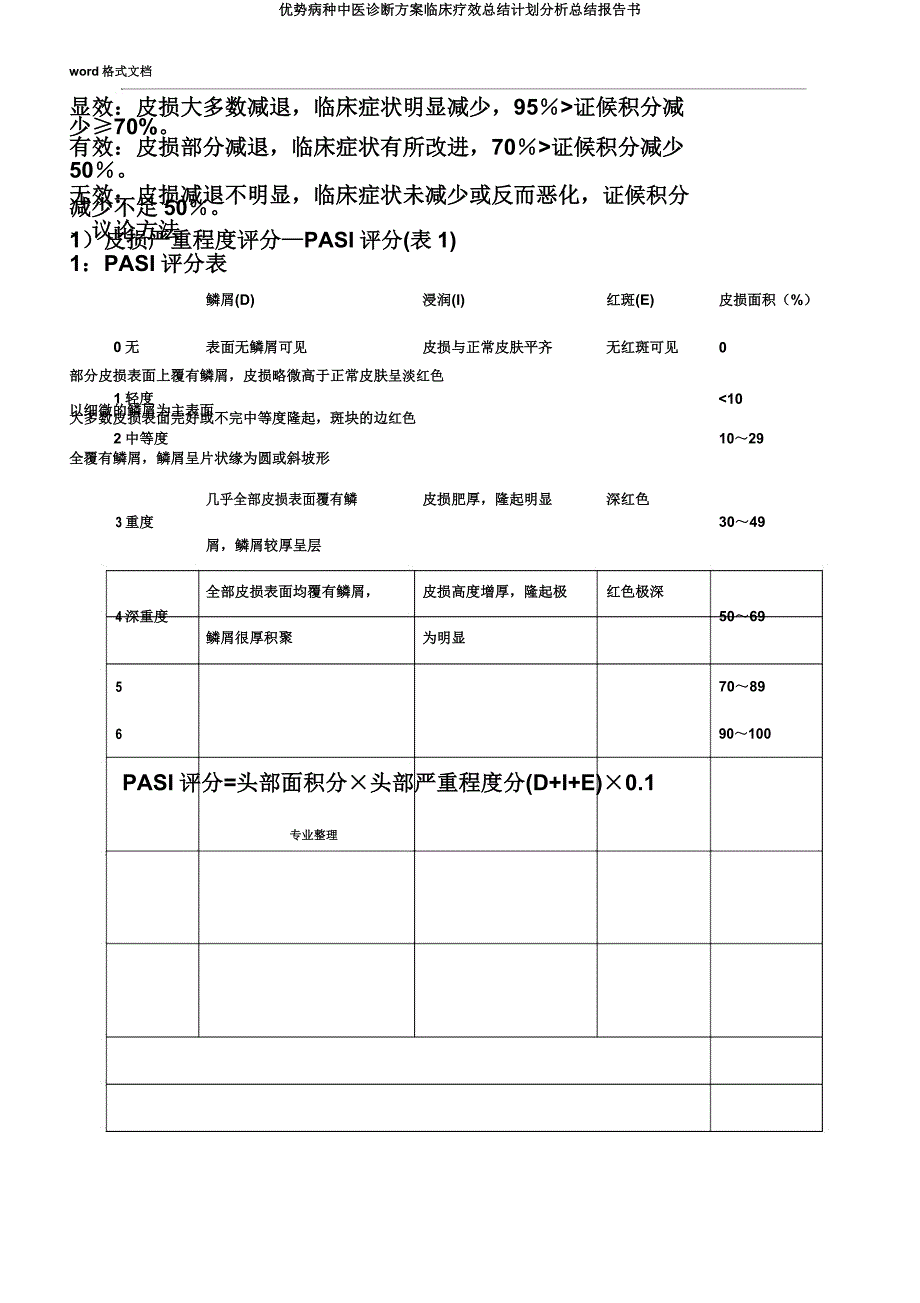 优势病种中医诊疗方案临床疗效总结计划解析总结报告书.docx_第4页