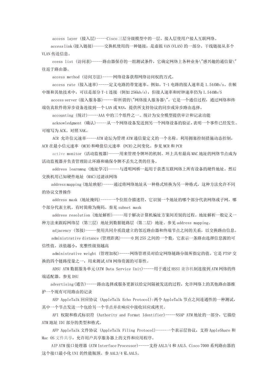 思科认证CCNA专业英文词汇全集.doc_第2页