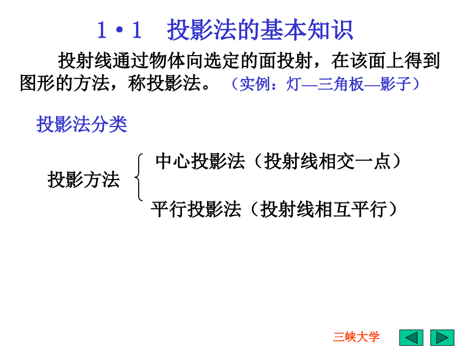 画法几何制图-投影法及点的投影_第3页