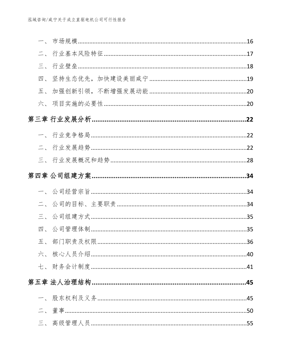 咸宁关于成立直驱电机公司可行性报告（范文）_第4页