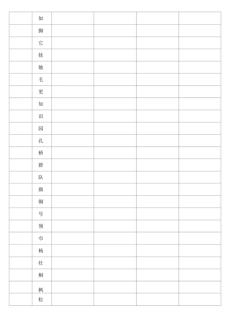 二年级上册语文生字组词_第2页