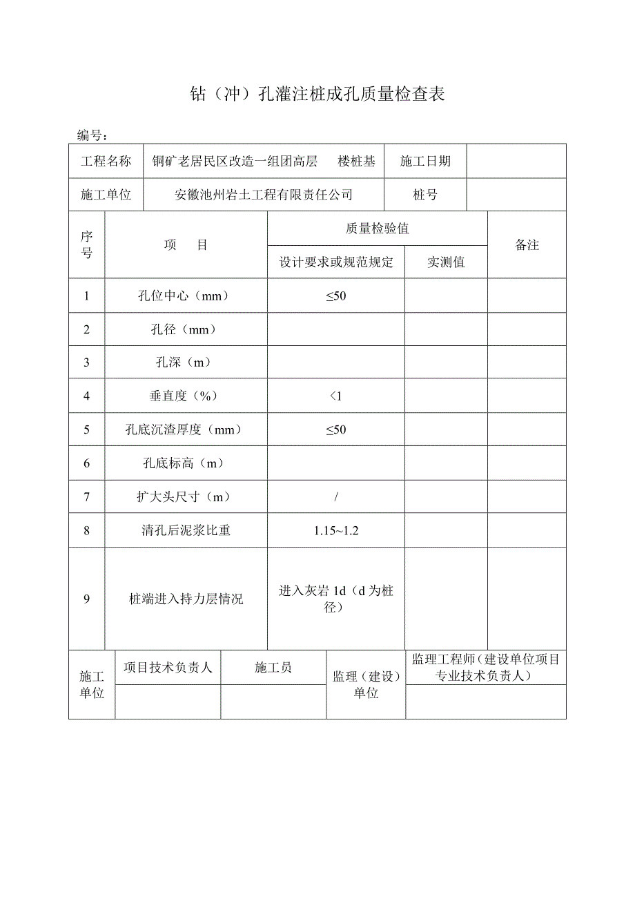 冲孔灌注桩 报验.doc_第2页