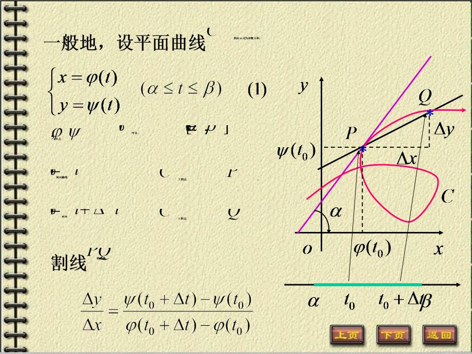 参变量函数的导数数分教案_第4页