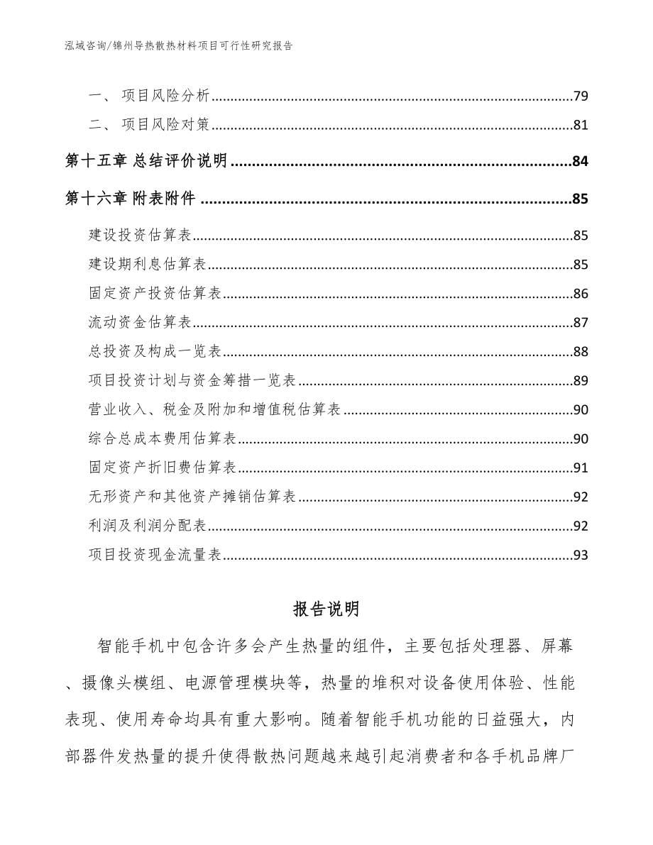 锦州导热散热材料项目可行性研究报告【模板范文】_第5页