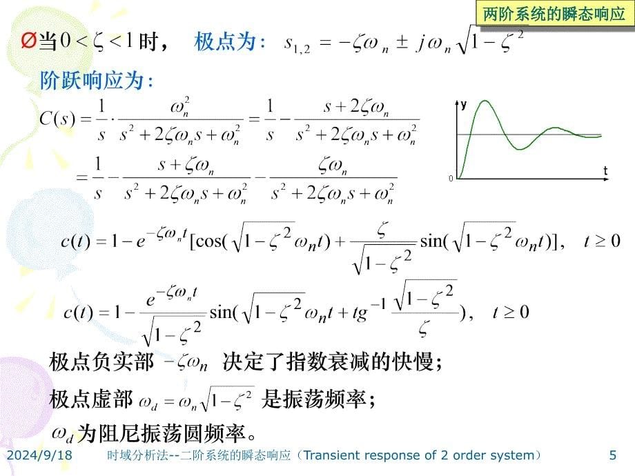 第四节二阶系统的瞬态响应_第5页