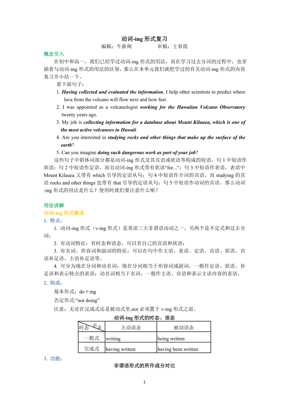 Unit-5-The-power-of-nature知识讲解-动词-ing形式复习-(2).doc_第1页