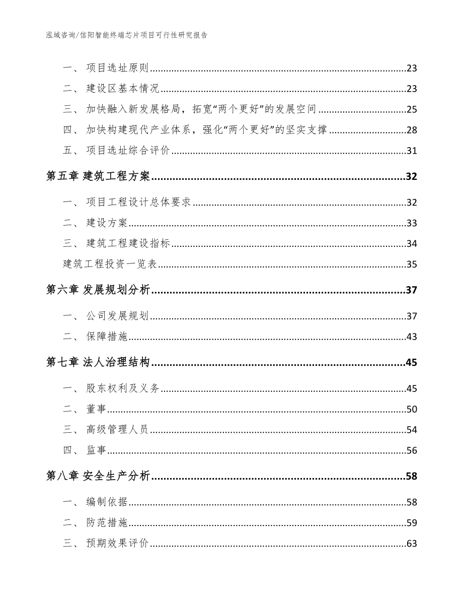 信阳智能终端芯片项目可行性研究报告_模板_第2页