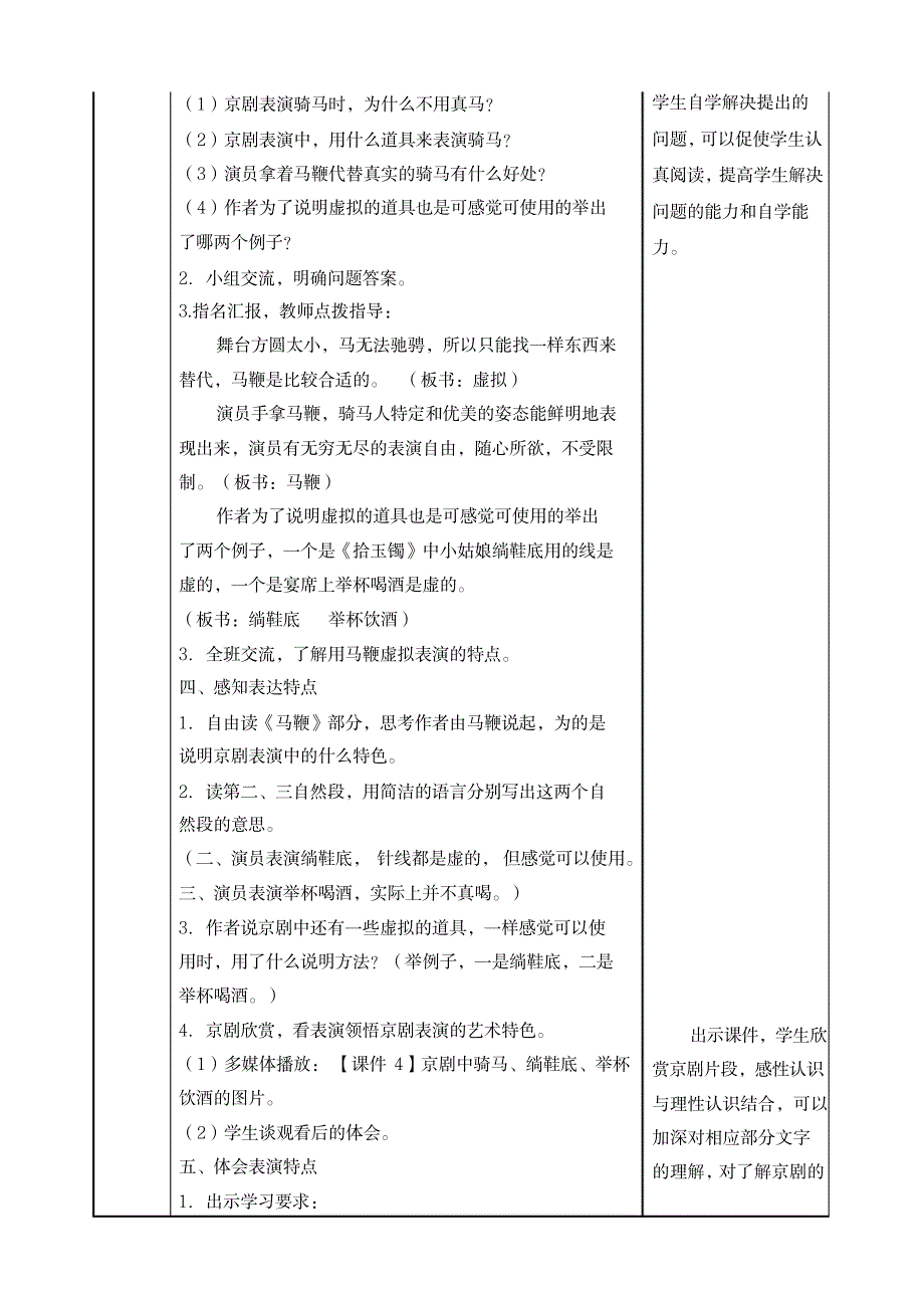 2019年最新部编人教版六年级上册语文23京剧趣谈教案_第2页