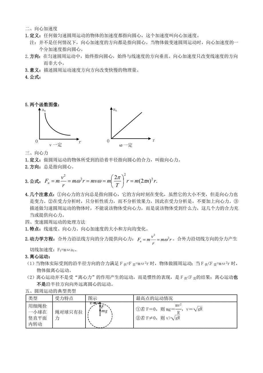 必修二物理知识点总结人教版精编_第4页