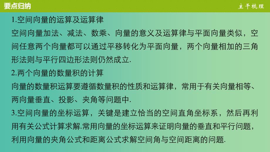 高中数学第二章空间向量与立体几何章末复习提升课件北师大版.ppt_第4页