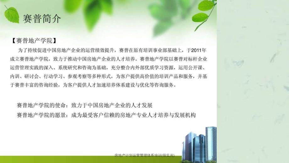 房地产计划运营管理体系实用培训_第3页